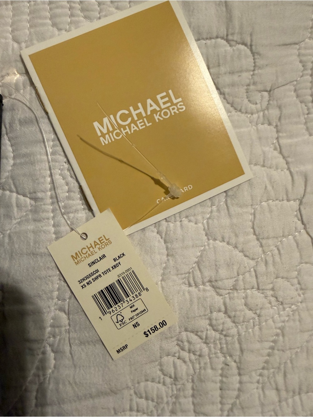 NWT Michael Kors Black Purse - Picture 4 of 6